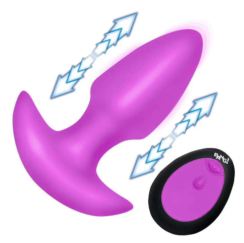 Thrusting and Vibrating Silicone Butt Plug – Wireless Remote-Controlled Butt Plug > Anal Range > Vibrating Butt Plugs - Tophatter Daily Deals
