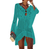 Beach Tops Sexy Perspective Cover Dress White Women's Swimwear - Tophatter Daily Deals