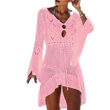 Beach Tops Sexy Perspective Cover Dress Orange Women's Swimwear - Tophatter Daily Deals
