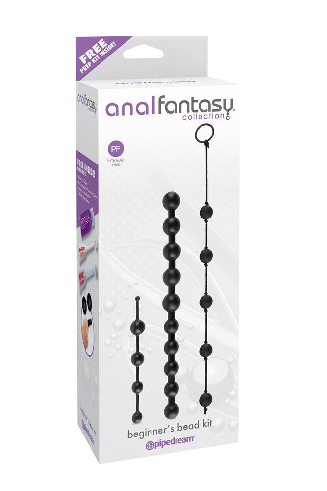 Pipedream - Anal Fantasy - Beginner's Bead Kit - Black Sex Toy - Tophatter Daily Deals