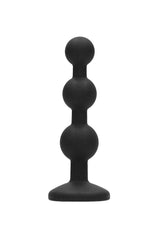 Ouch by Shots Toys - Silicone Beaded Diamond Butt Plug - Black Sex Toy - Tophatter Daily Deals