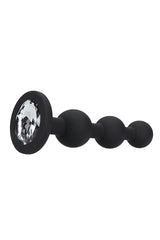 Ouch by Shots Toys - Silicone Beaded Diamond Butt Plug - Black Sex Toy - Tophatter Daily Deals