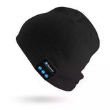 Beanie with Built In Wireless Bluetooth Headphones Black Wireless Headphones - Tophatter Daily Deals