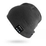 Beanie with Built In Wireless Bluetooth Headphones Dark Gray Wireless Headphones - Tophatter Daily Deals