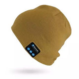 Beanie with Built In Wireless Bluetooth Headphones Khaki Wireless Headphones - Tophatter Daily Deals