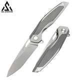 Bear Head F95NL Tactical Folding Sharp Knife-GS20 Silver Pocket Knives - Tophatter Daily Deals