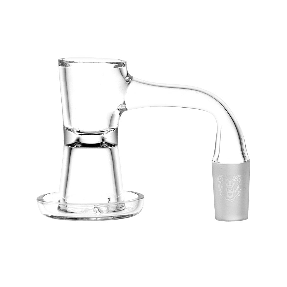 Bear Quartz Hourglass Slurper Banger 90 Degree Bangers - Tophatter Daily Deals