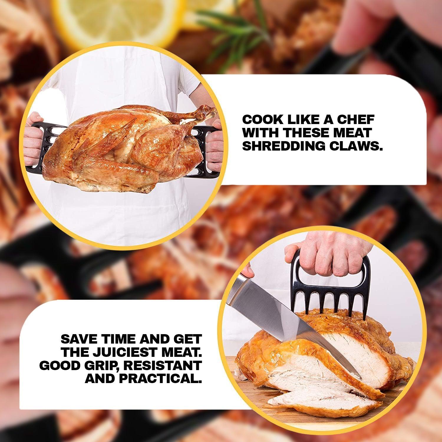 Meat Shredder Claws - Pulled Pork Shredder Claw Shredder for BBQ Home - Tophatter Daily Deals