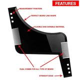 Beard Styling Comb Trim Guide Beauty & Personal Care - Tophatter Daily Deals