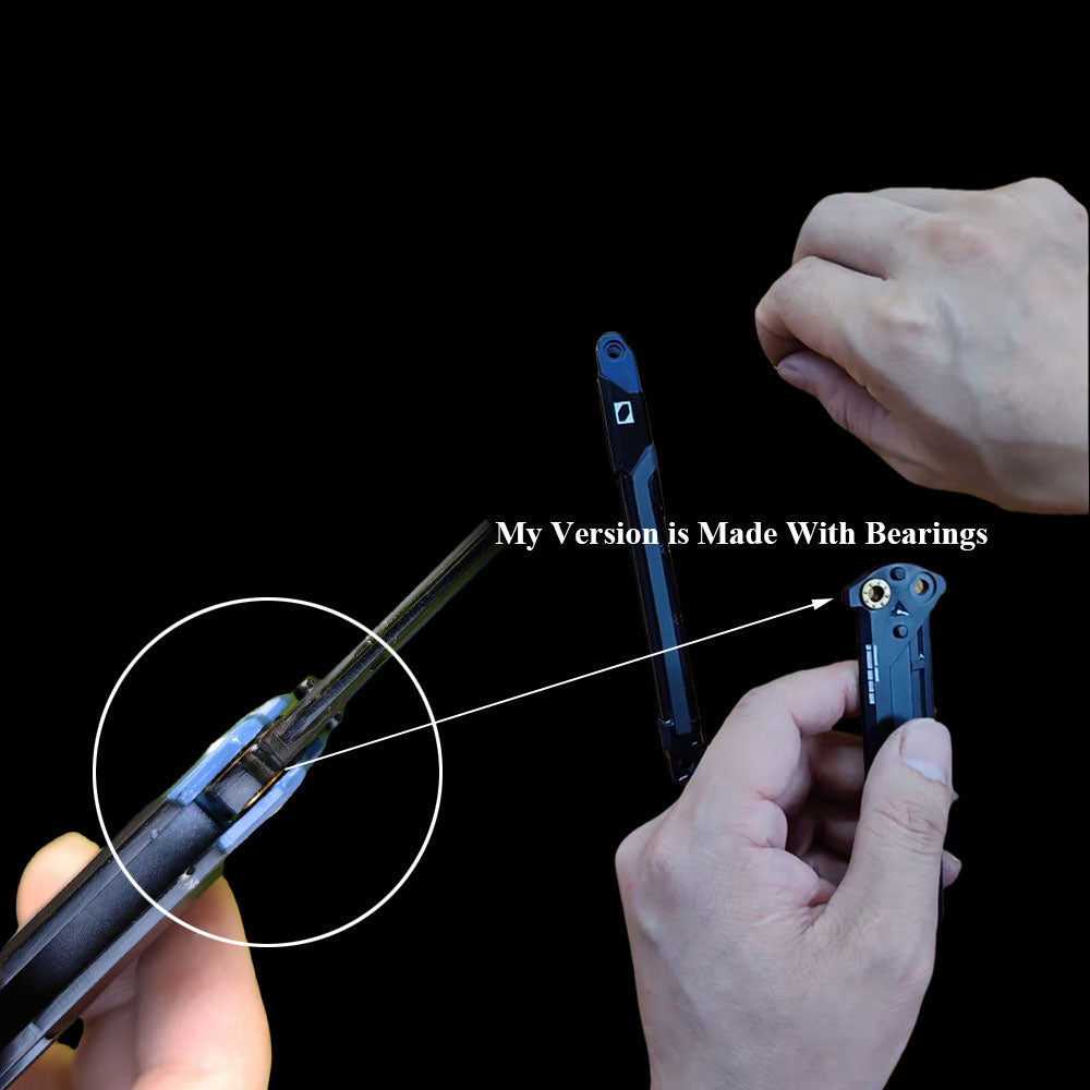 RGX Knife Metal Blunt Blade RGX Butterfly Knife Trainer Game Knife Replica - Tophatter Daily Deals