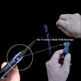 RGX Knife Metal Blunt Blade RGX Butterfly Knife Trainer Game Knife Replica - Tophatter Daily Deals