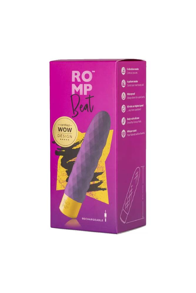 Romp - Beat Bullet Vibrator - Purple Sex Toy - Tophatter Daily Deals