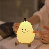 Bedroom Sleeping Bedside Tap Light LED Pear Shape Night Light Indoor Lighting - Tophatter Daily Deals