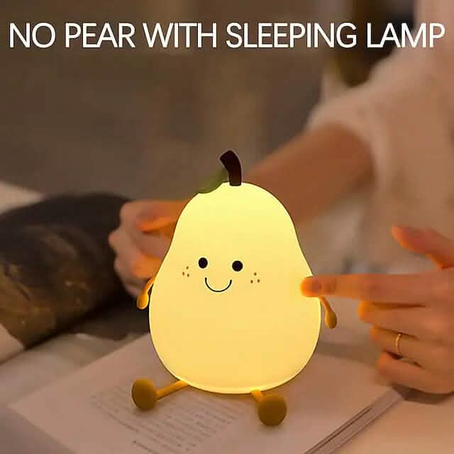 Bedroom Sleeping Bedside Tap Light LED Pear Shape Night Light Indoor Lighting - Tophatter Daily Deals