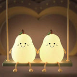 Bedroom Sleeping Bedside Tap Light LED Pear Shape Night Light Indoor Lighting - Tophatter Daily Deals