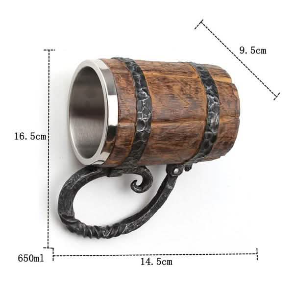 Beer Mugs Stainless Steel Drinkware Wine & Dining - Tophatter Daily Deals