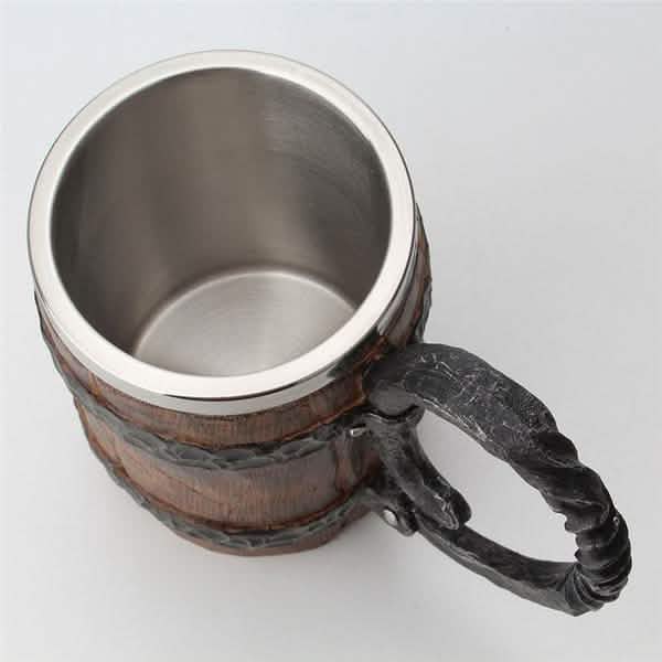 Beer Mugs Stainless Steel Drinkware Wine & Dining - Tophatter Daily Deals