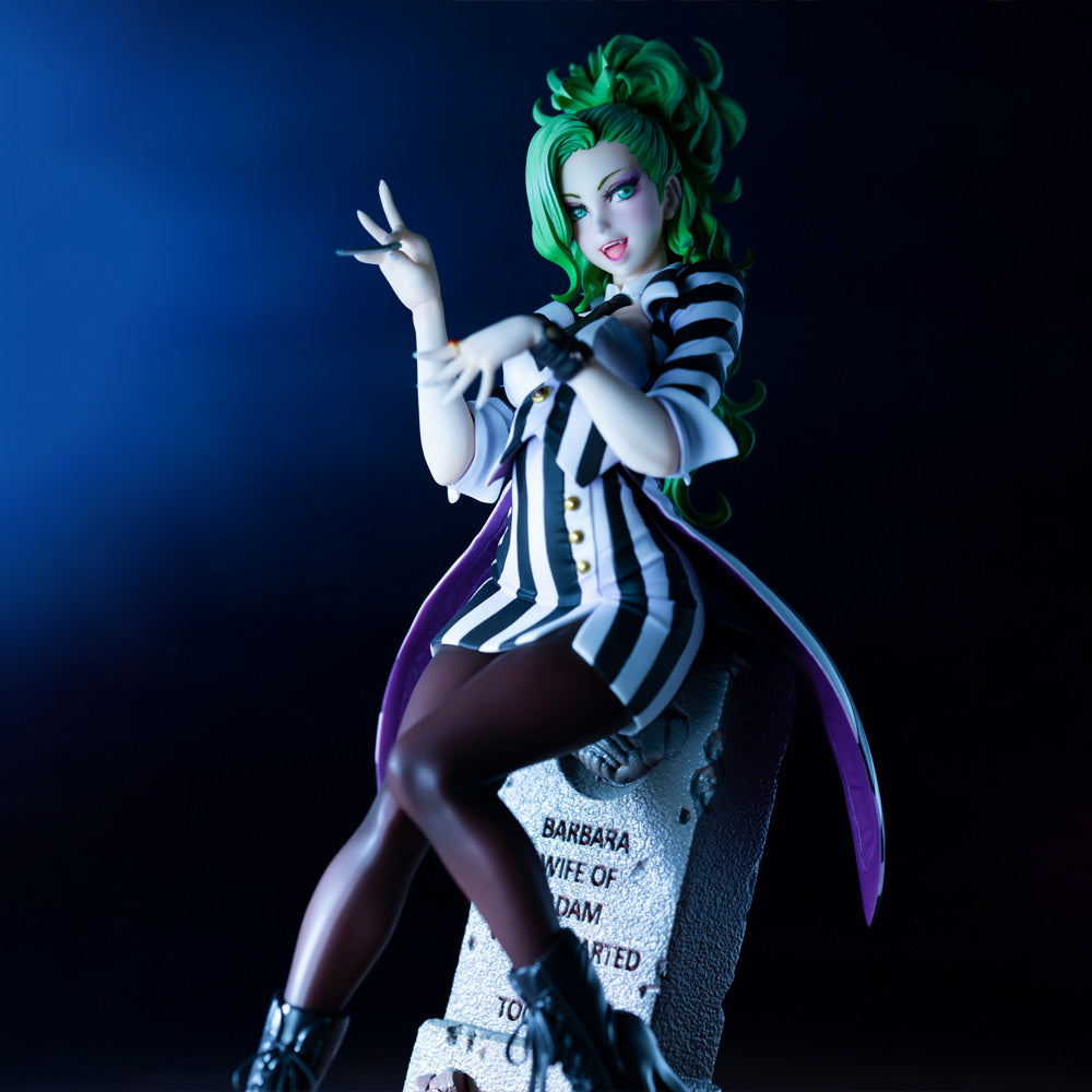 LAST ONE! Beetlejuice – Beetlejuice Bishoujo 1:7 Scale Statue | Kotobukiya Statue - Tophatter Daily Deals