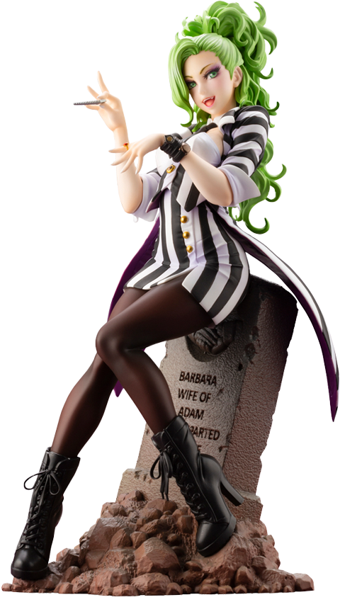 LAST ONE! Beetlejuice – Beetlejuice Bishoujo 1:7 Scale Statue | Kotobukiya Statue - Tophatter Daily Deals