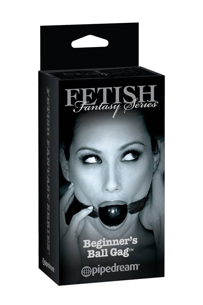 Pipedream - Fetish Fantasy Limited Edition - Beginner's Ball Gag - Black BDSM - Tophatter Daily Deals