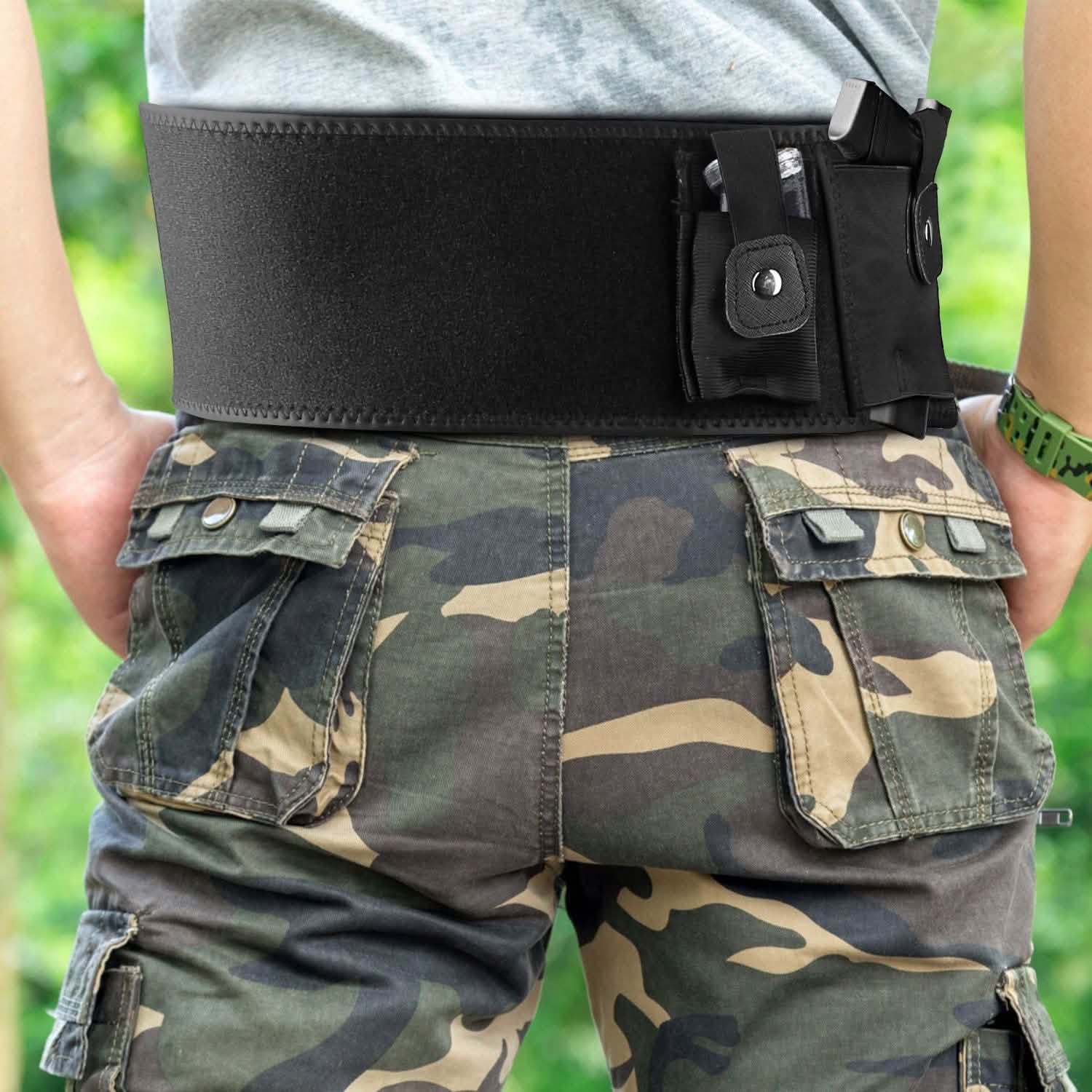 Belly Band Gun Holster Tactical & Self Defense - Tophatter Daily Deals
