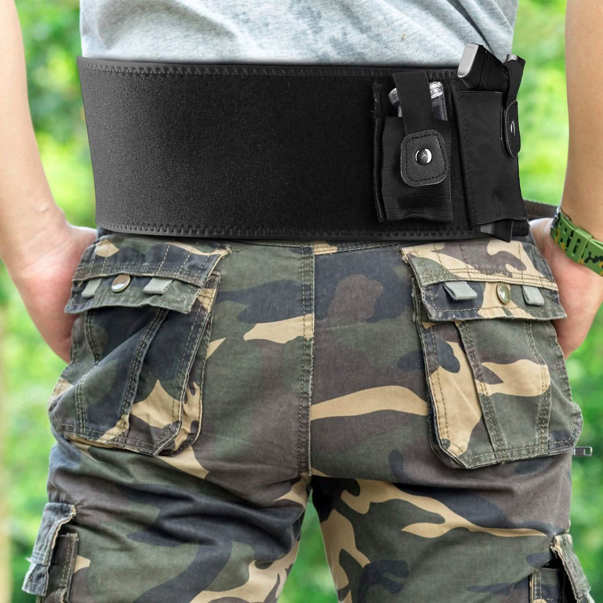Belly Band Gun Holster Tactical & Self Defense - Tophatter Daily Deals