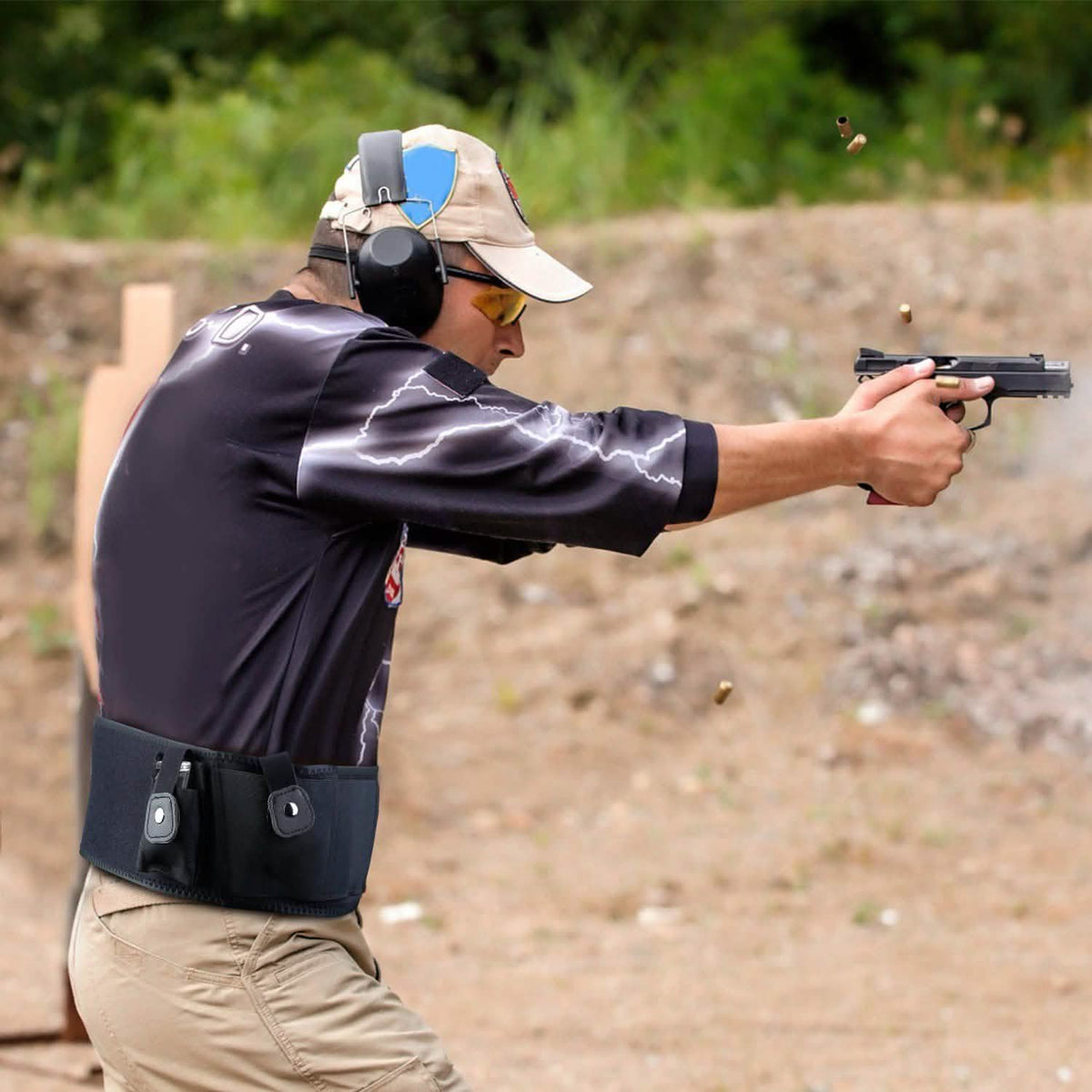 Belly Band Gun Holster Tactical & Self Defense - Tophatter Daily Deals