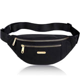 Belt Bag Waist Pack Crossbody Bag Fanny Pack Phone Holder Black Phone Mounts & Holders - Tophatter Daily Deals