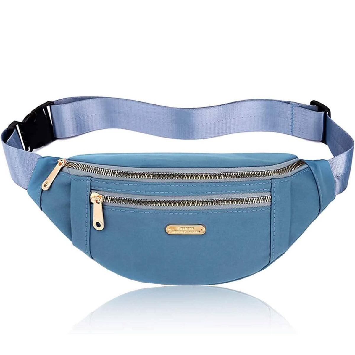 Belt Bag Waist Pack Crossbody Bag Fanny Pack Phone Holder Blue Phone Mounts & Holders - Tophatter Daily Deals