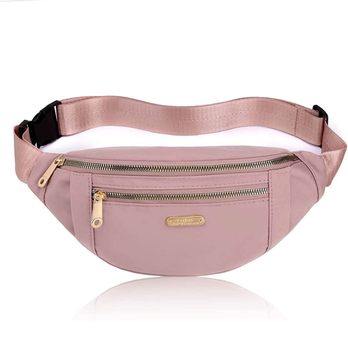 Belt Bag Waist Pack Crossbody Bag Fanny Pack Phone Holder Pink Phone Mounts & Holders - Tophatter Daily Deals