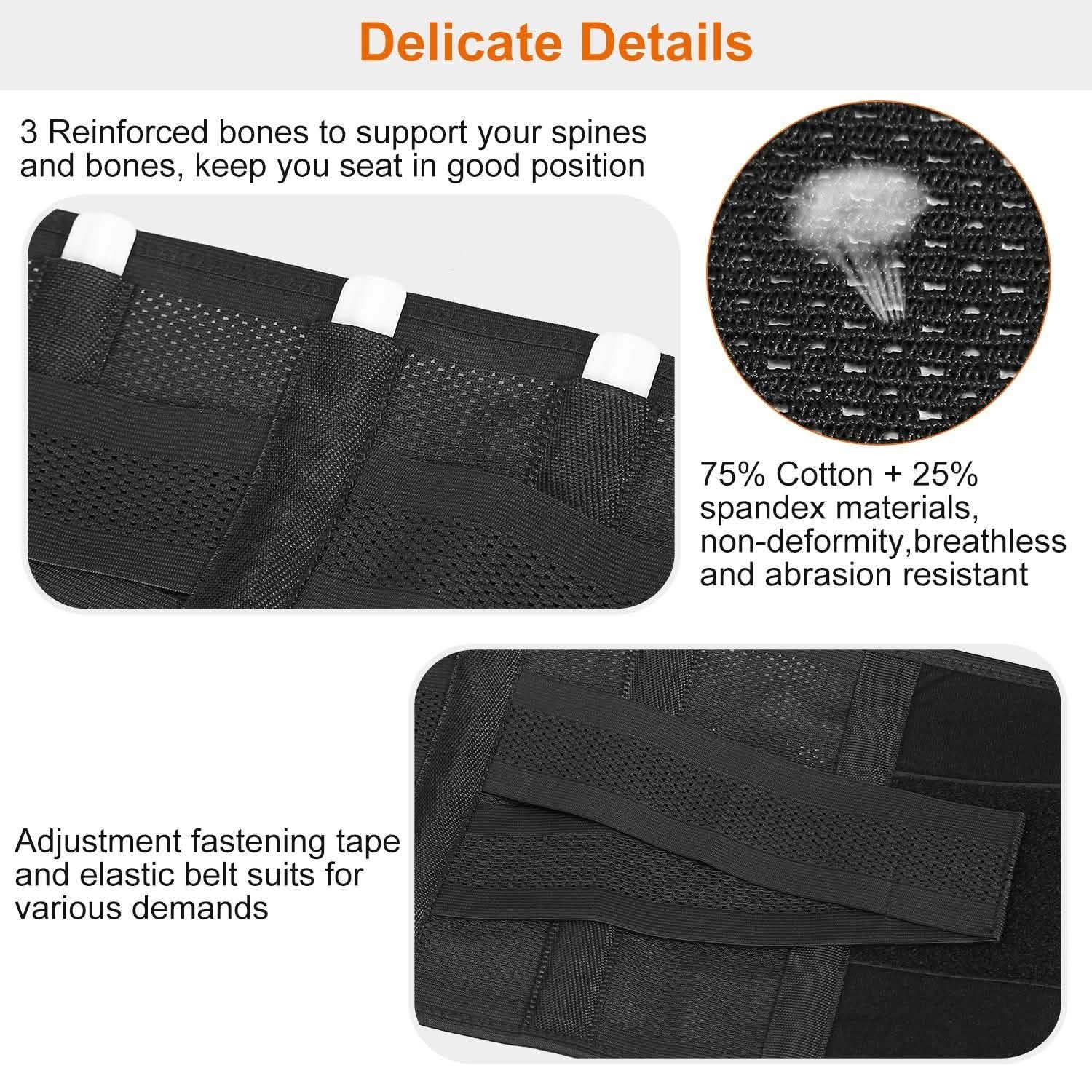 Belt Lower Back Brace Pain Relief Waist Wrap Band Health & Wellness - Tophatter Daily Deals