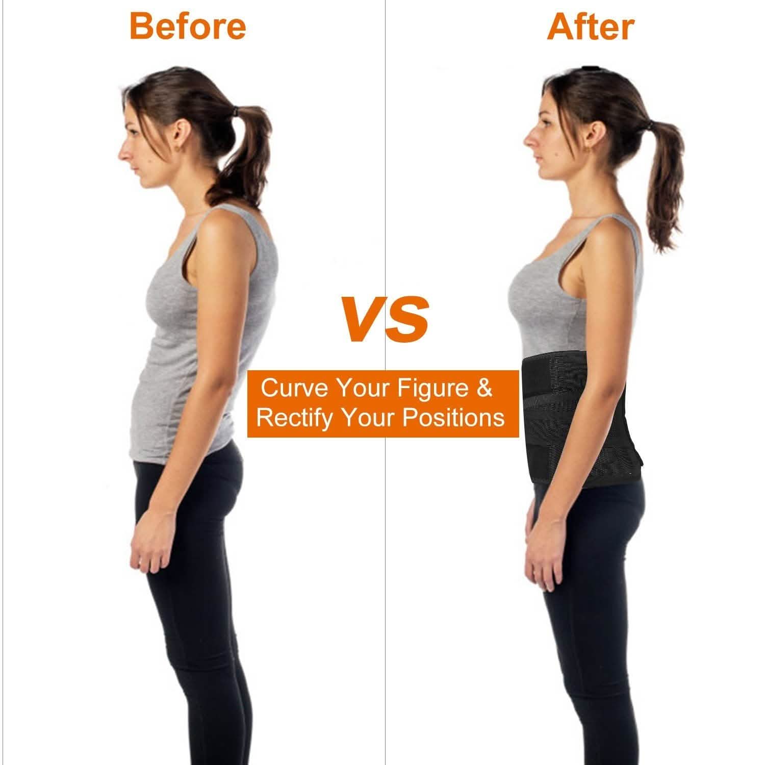 Belt Lower Back Brace Pain Relief Waist Wrap Band Health & Wellness - Tophatter Daily Deals