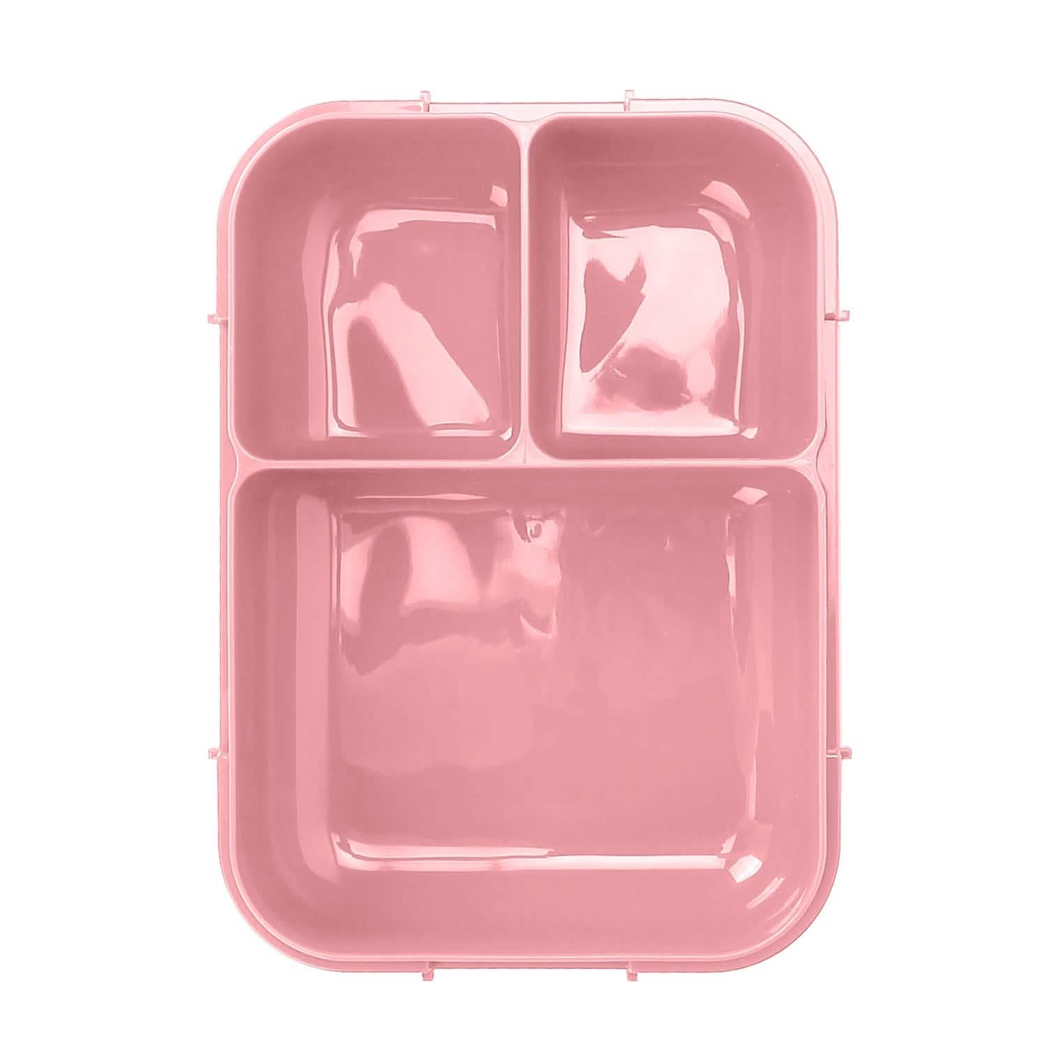 Bento Box Portable Lunch Box Picnic Food Storage with 3 Compartments Kitchen Storage - Tophatter Daily Deals