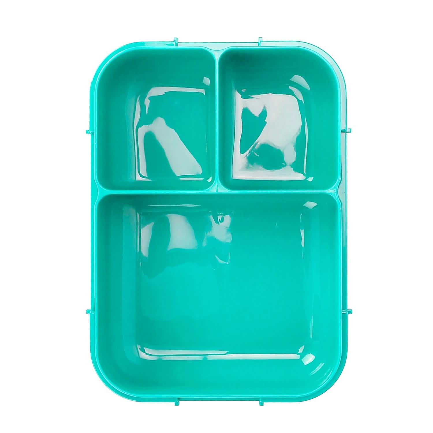 Bento Box Portable Lunch Box Picnic Food Storage with 3 Compartments Kitchen Storage - Tophatter Daily Deals