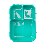 Bento Box Portable Lunch Box Picnic Food Storage with 3 Compartments Kitchen Storage - Tophatter Daily Deals