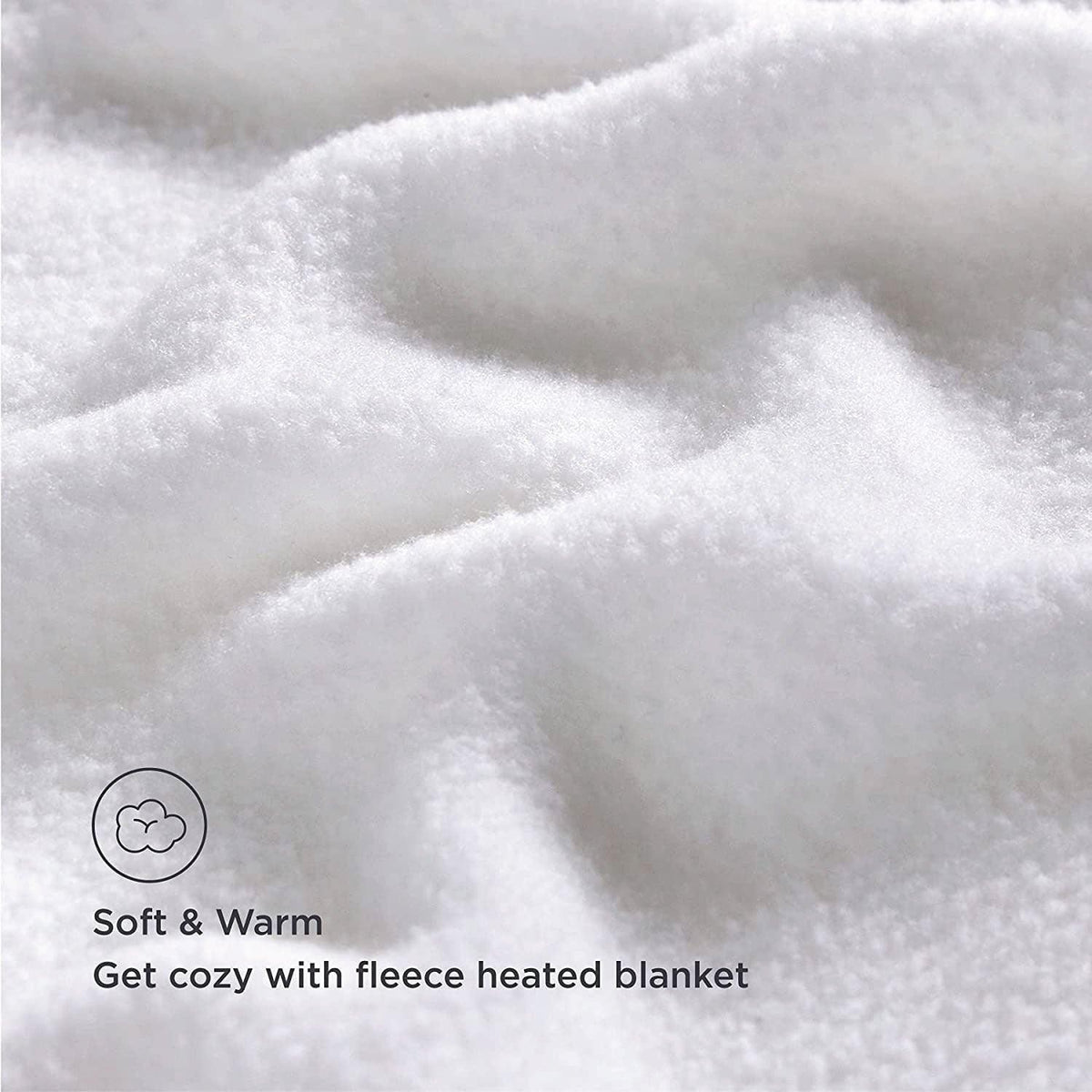 King Size Electric Blankets - 3 Heat Settings Single Double King Size Super Soft Cosy Fleece Blanket Blankets - Tophatter Daily Deals