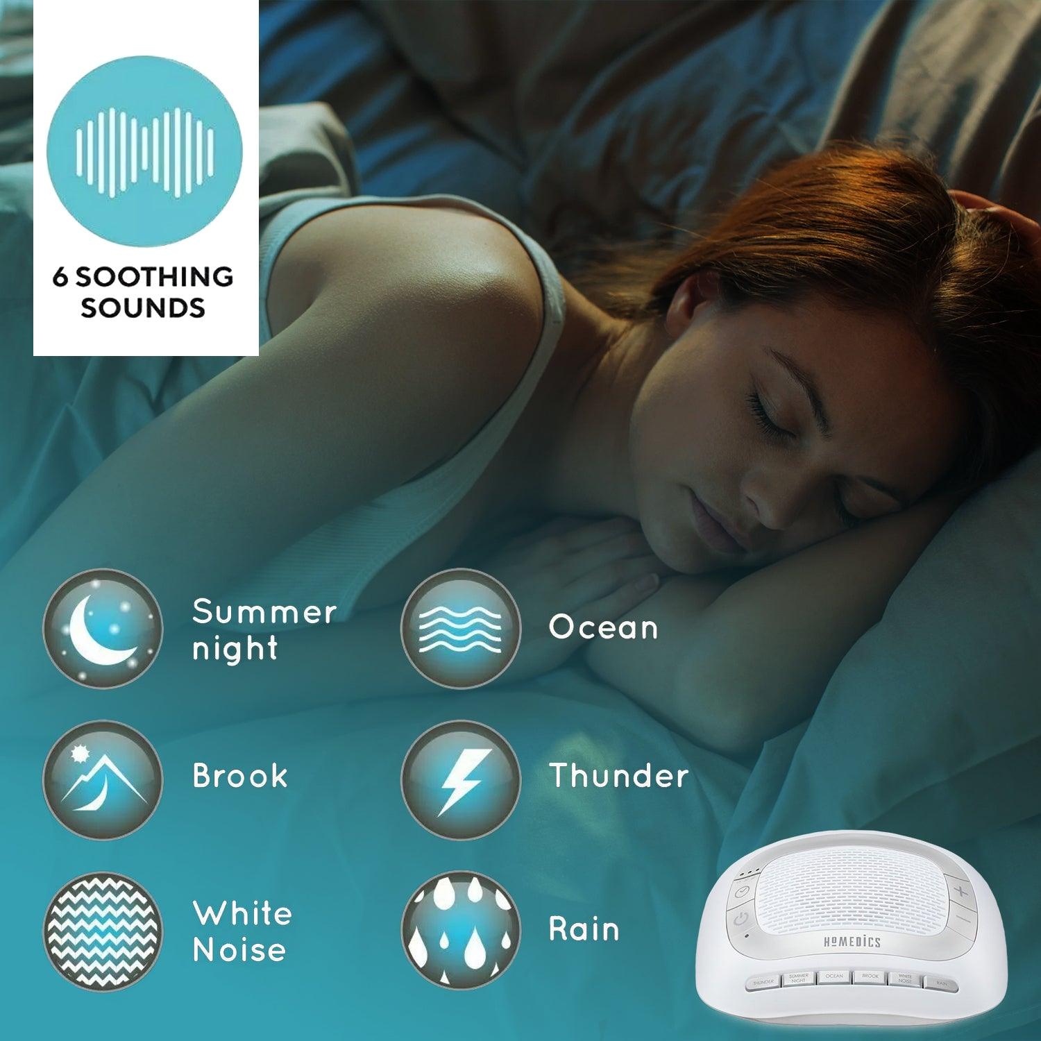 Nature Sounds Sleep - 6 White Noise Therapy Sound Sleep Soothing Relax Machine Health Care - Tophatter Daily Deals