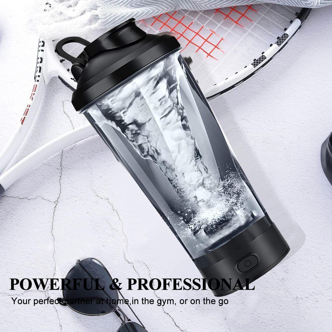 Electric Protein Shaker Bottle - Made with Tritan BPA Free USB Rechargeable Sports & Outdoor - Tophatter Daily Deals