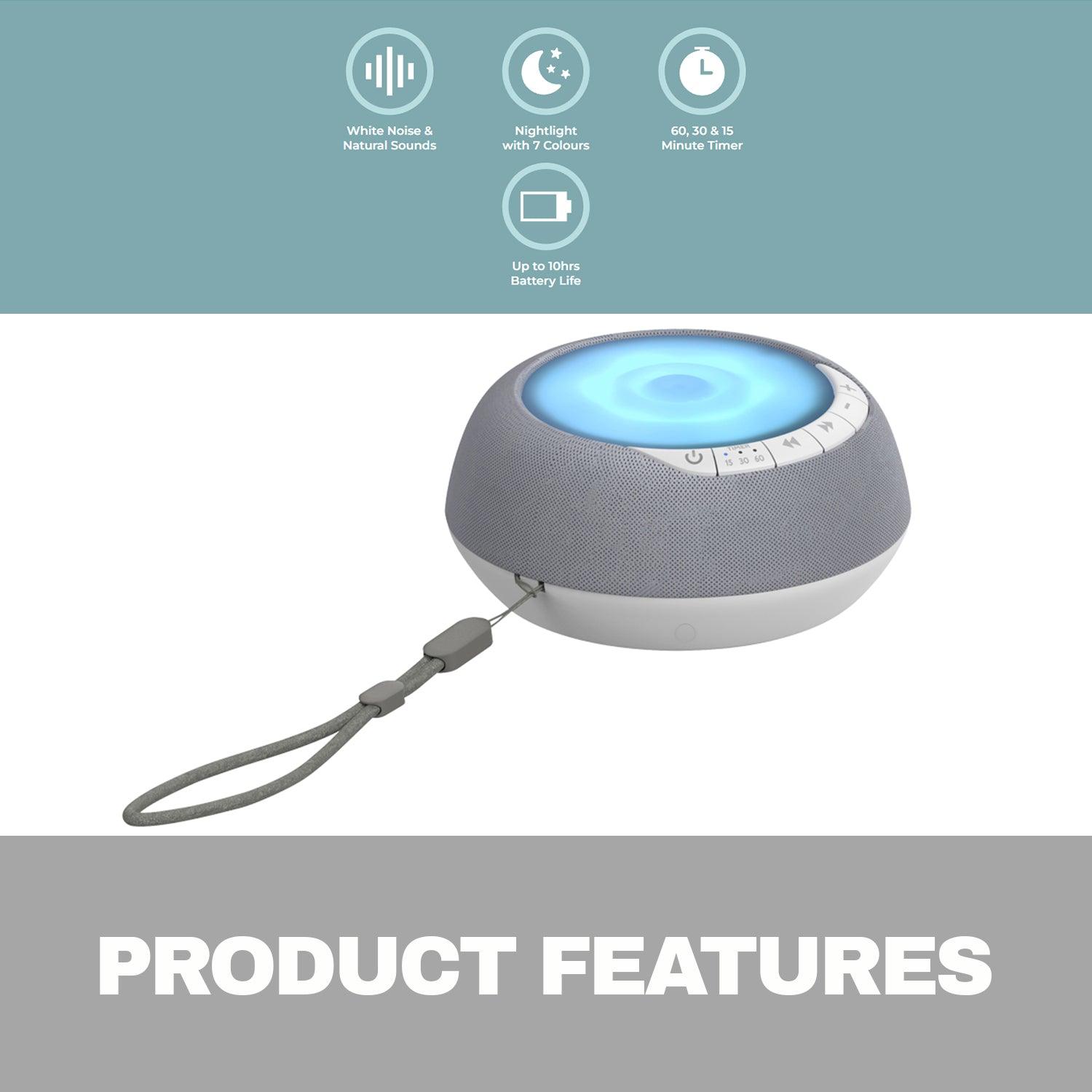 Sound Machines for Sleeping - Calming Sleep Aid White Noise Therapy Sound Machine Personal Care - Tophatter Daily Deals