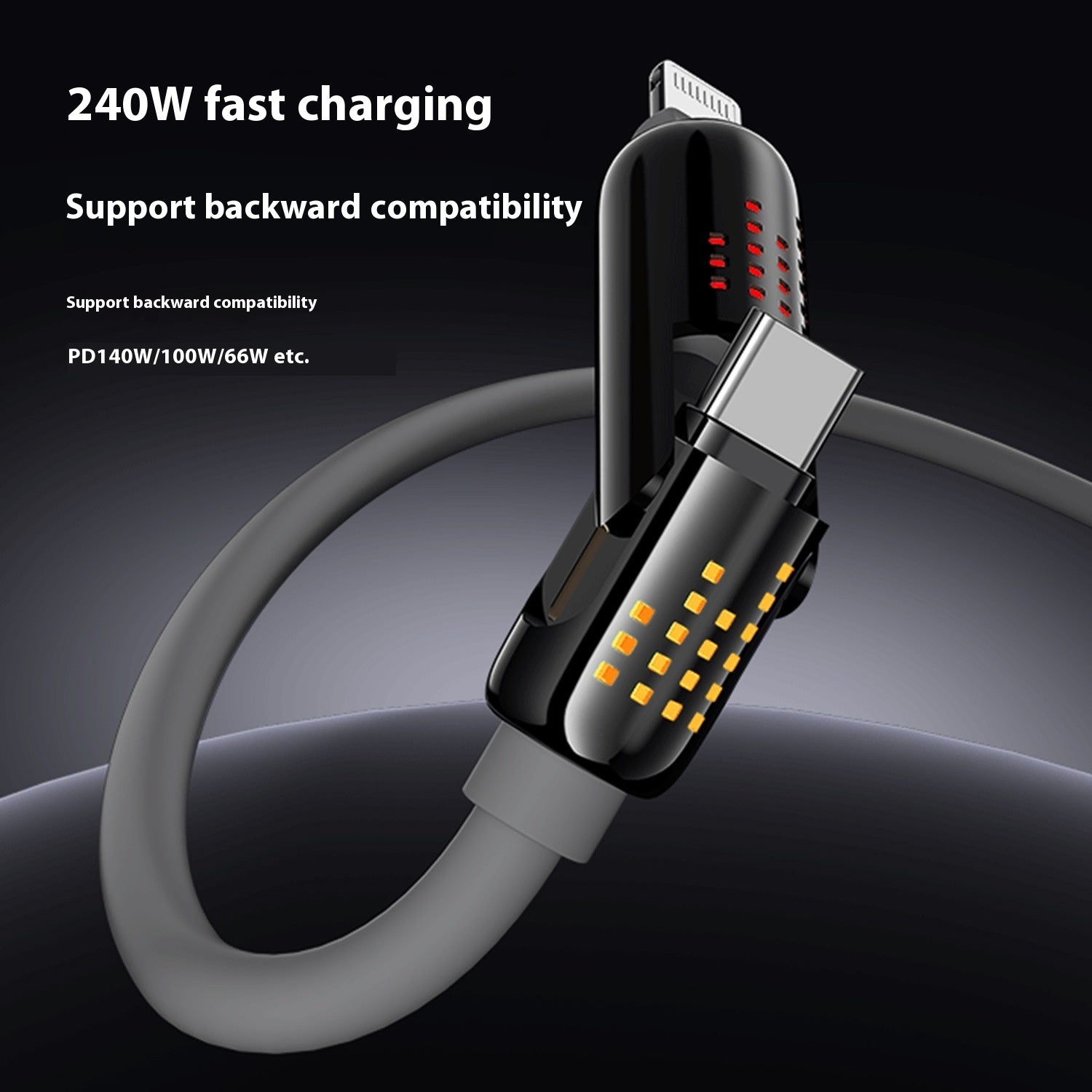 12m Lengthened Super Soft Liquid Four-in-one For Android Fast Charge Data Cable 0 - Tophatter Daily Deals