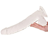 King Cock 11 Inch Ballsy Dildo in Clear Dildo Sex Toys > Realistic Dildos - Tophatter Daily Deals