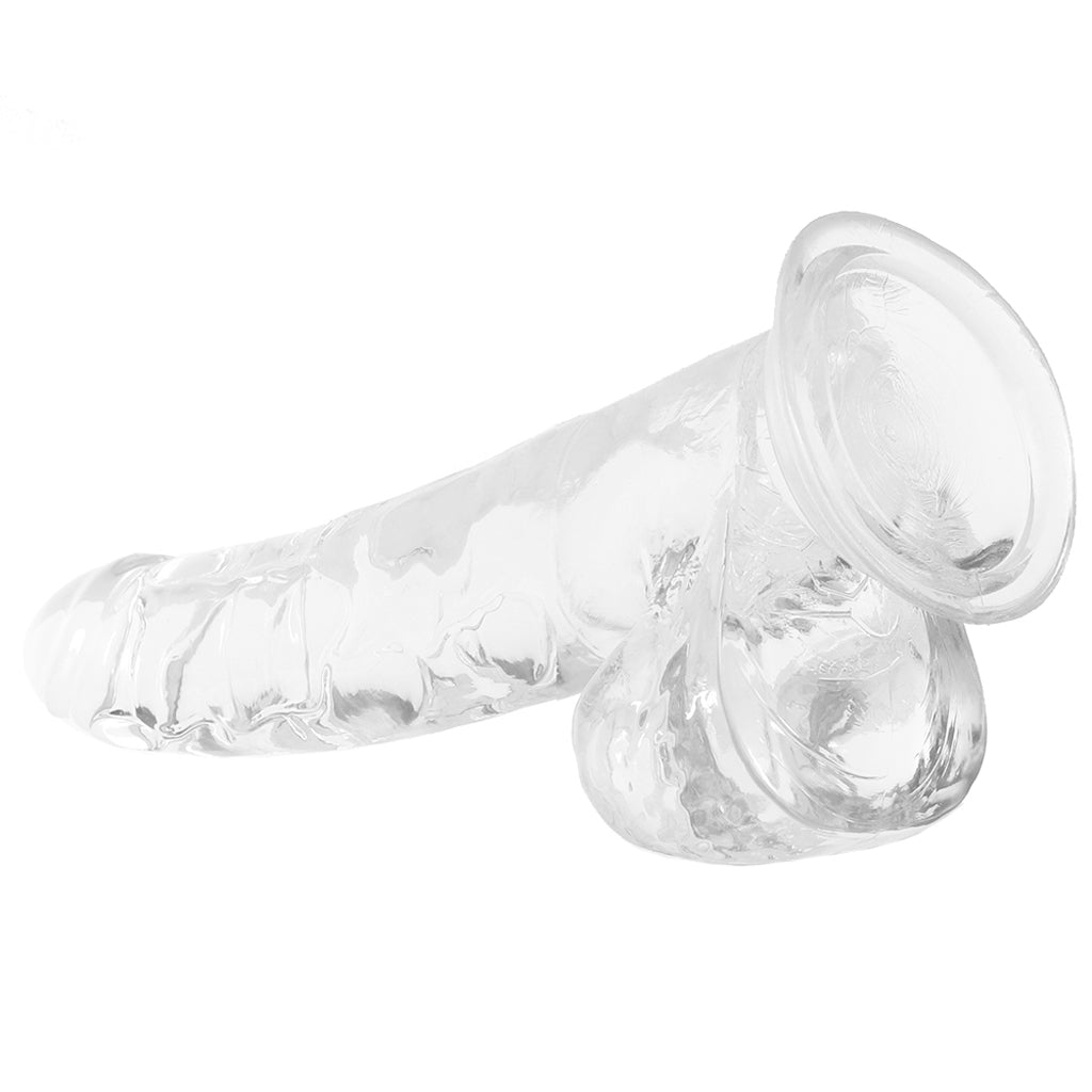 King Cock 11 Inch Ballsy Dildo in Clear Dildo Sex Toys > Realistic Dildos - Tophatter Daily Deals