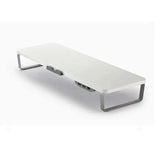 Ergonomic Monitor Holder Riser With 3Pcs USB Port Laptop Stand Screen Heighten Stand Desktop Lapdesk With Cell Phone Holder White USB Bracelets - Tophatter Daily Deals