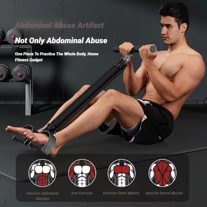 Stackable Tension Bands Abdominal Exercise Tool Accessories > Resistance Bands - Tophatter Daily Deals