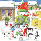 Christmas on the Farm Advent Calendar Greetings Card | Christmas Advent Calendar Advent Calendar - Tophatter Daily Deals