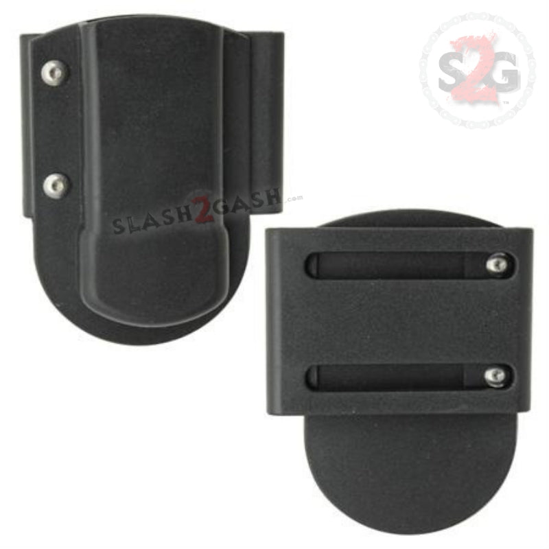 Universal Butterfly Knife Sheath ABS Holster w/ Belt Attachment Knife-Accessory - Tophatter Daily Deals