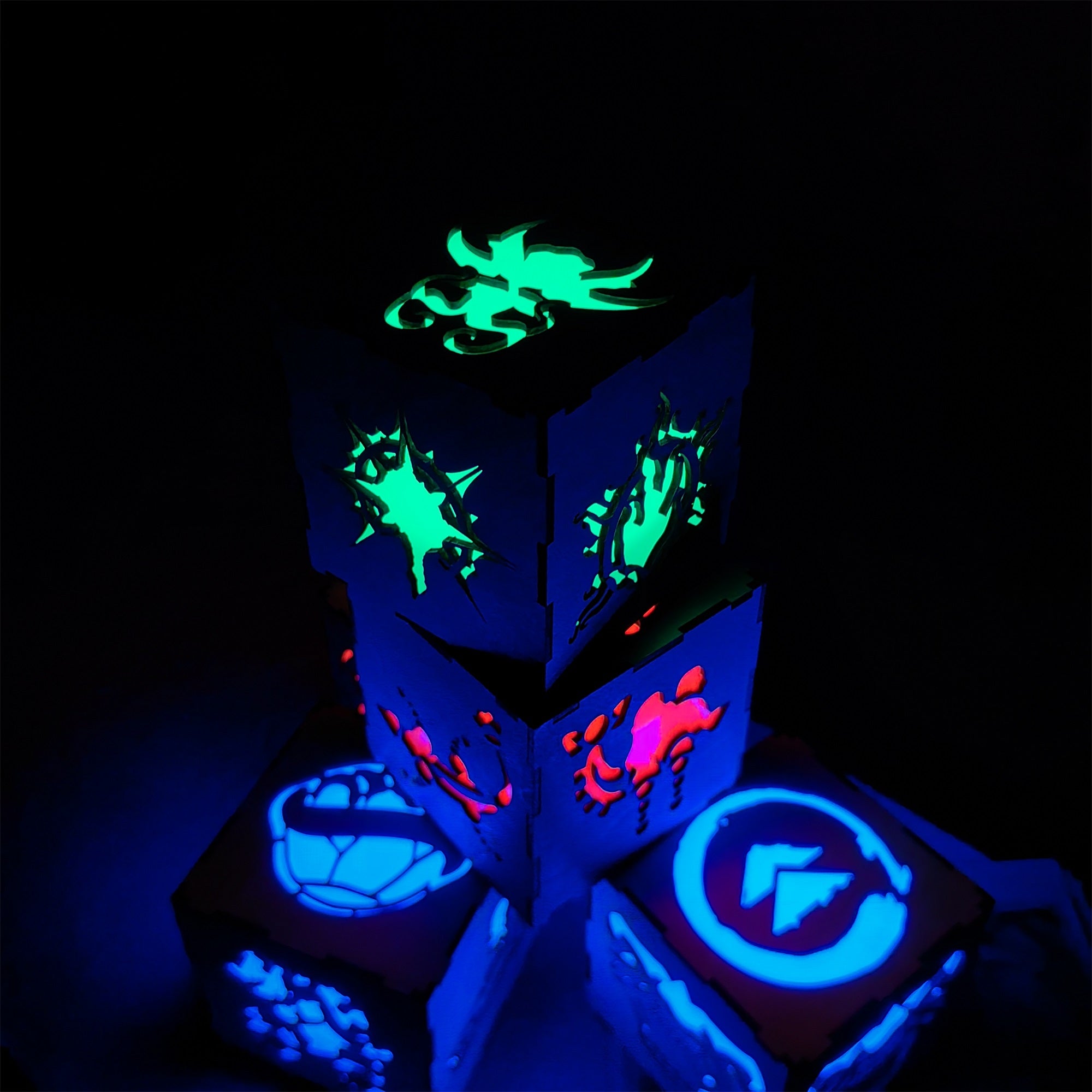 Handmade BG3 Inspired Wood Lamp Night Light - Tophatter Daily Deals