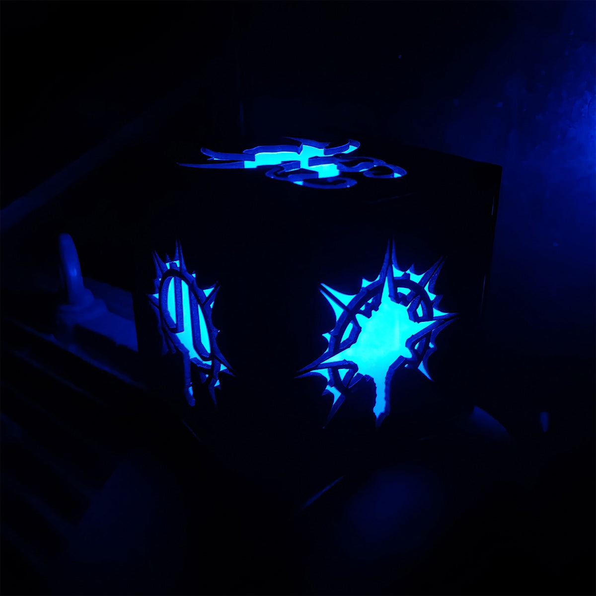 Handmade BG3 Inspired Wood Lamp Night Light - Tophatter Daily Deals