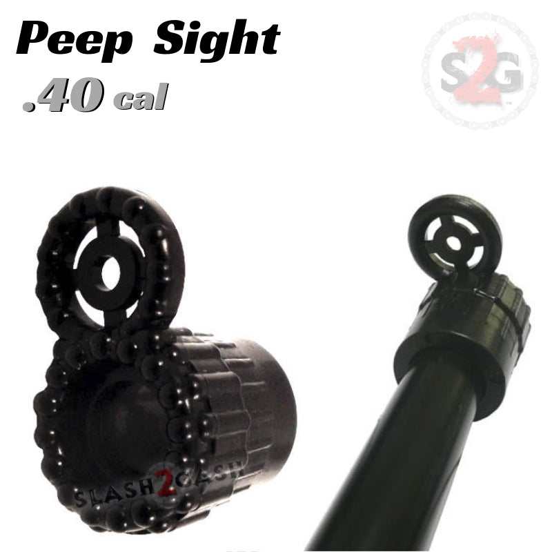 Peep Sight .40 Caliber Blowgun Accessory - Crosshair Aim Assist Blowgun Darts/Accessories - Tophatter Daily Deals