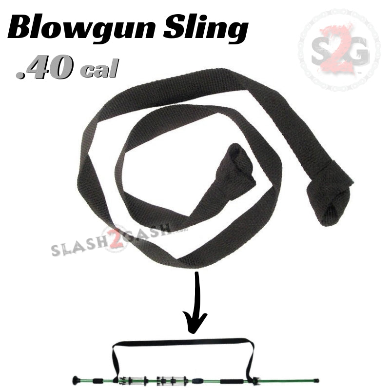 Blowgun Sling .40 Caliber Accessory - Carry Strap Blowgun Darts/Accessories - Tophatter Daily Deals
